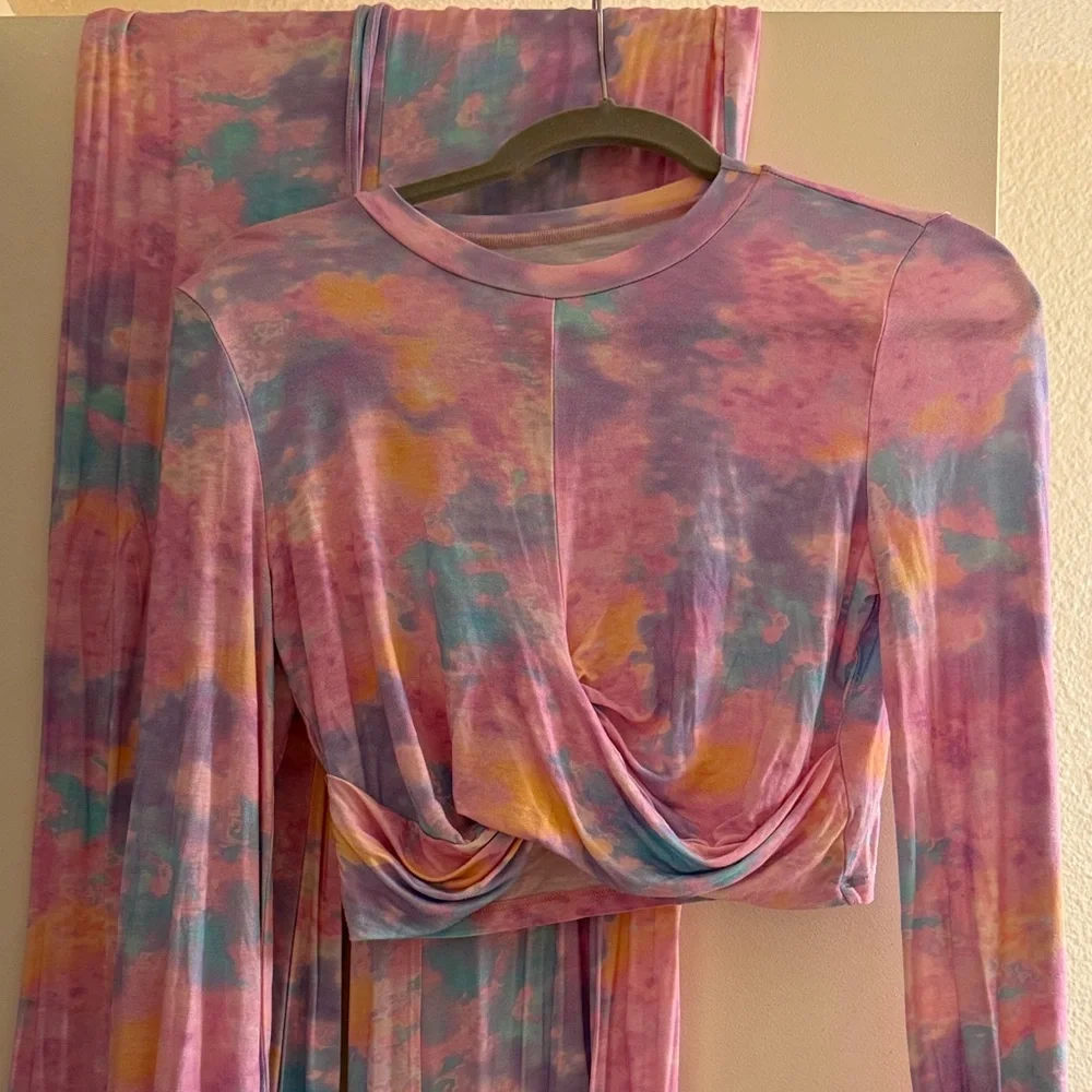 LoveShackFancy Tie-Dye Lounge Set - Picture 3 of 5
